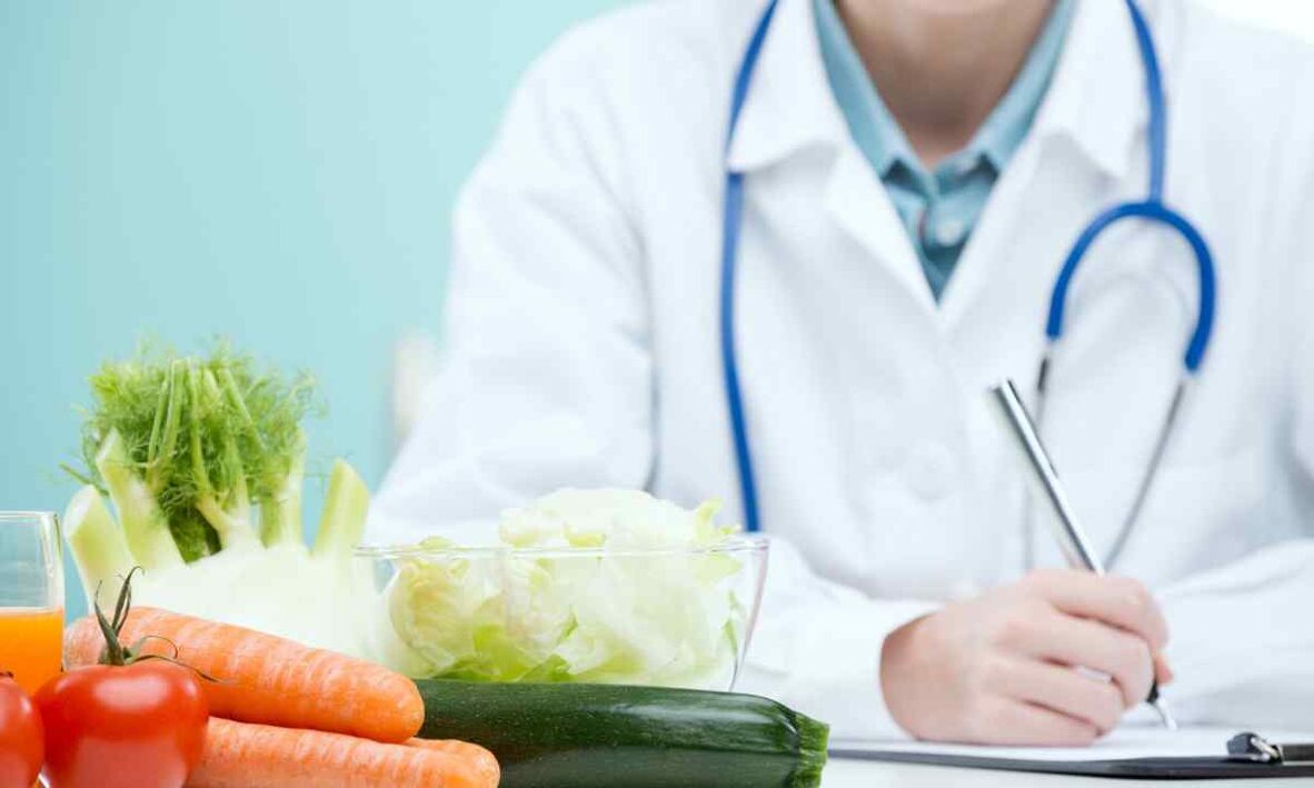 the doctor prescribes diets for parasites