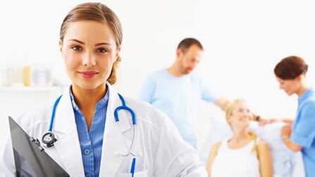 How a doctor treats parasites