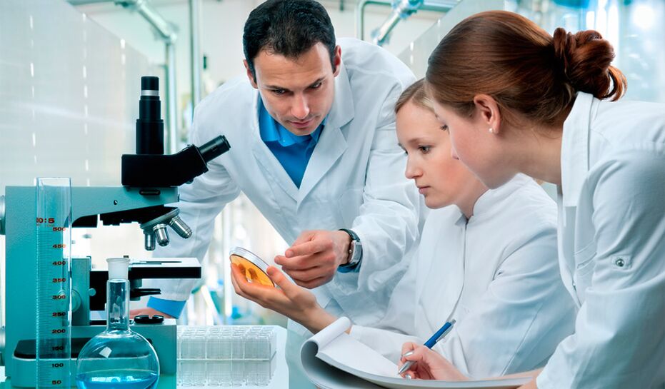 diagnostics of the presence of parasites in the body