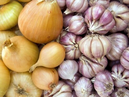 Garlic and onions - home remedies for treating helminth infestation
